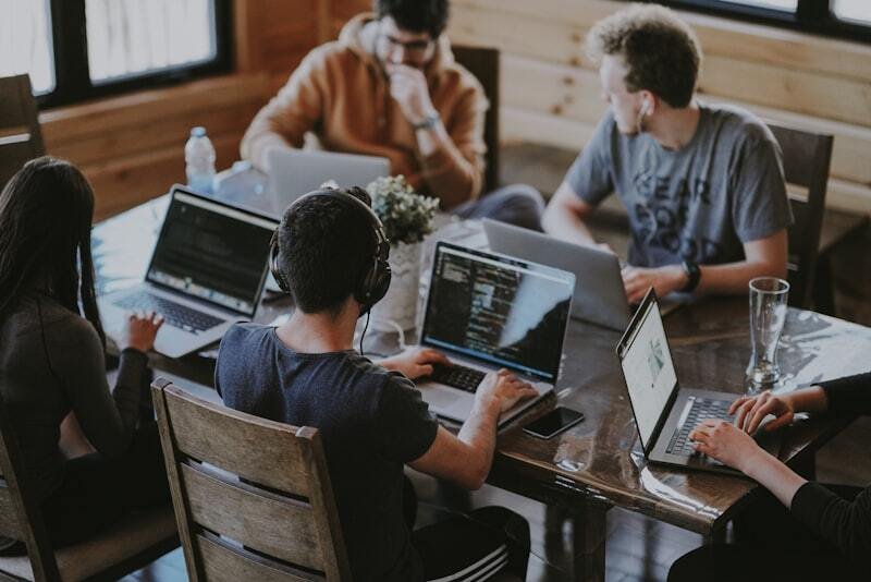 Dinox Tech team of web designers and developers working in Mumbai office