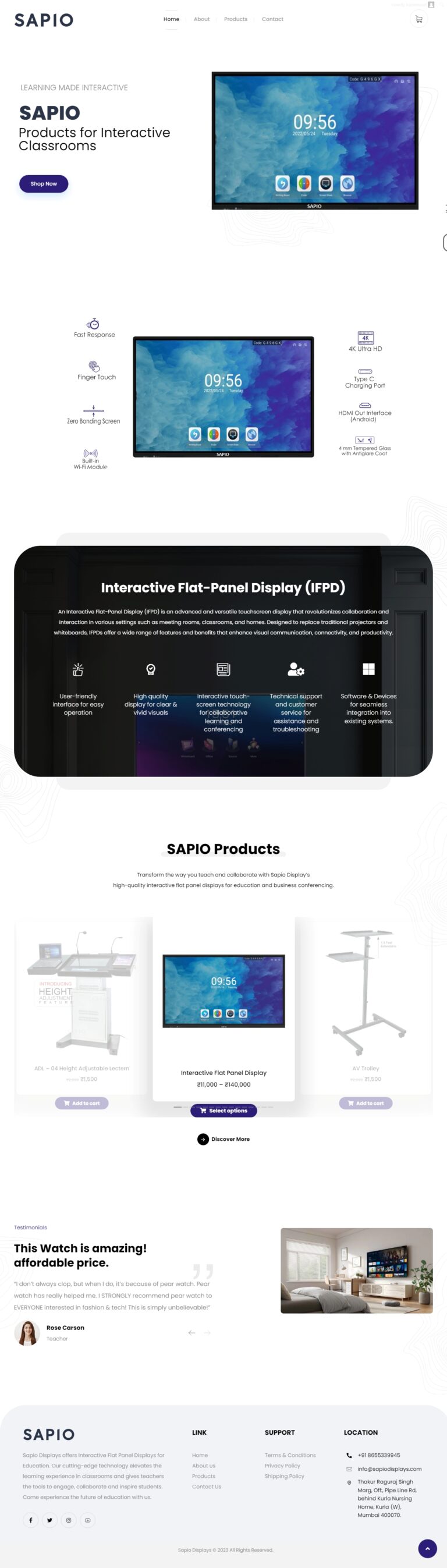 sapiodisplays